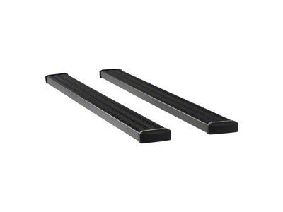 Grip Step 7-Inch Wheel-to-Wheel Running Boards; Textured Black (15-25 F-150 SuperCrew w/ 5-1/2-Foot Bed)