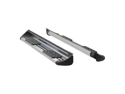 Stainless Side Entry Running Boards without Mounting Brackets; Polished (15-25 F-150 SuperCrew)