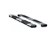 O-Mega II 6-Inch Oval Side Step Bars without Mounting Brackets; Silver (09-24 F-150 Regular Cab w/ 6-1/2-Foot Bed; 04-24 F-150 SuperCab)