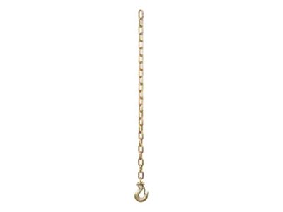 Safety Chain with One Clevis Hook; 35-Inch; 12,600 lb.