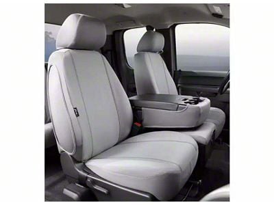 Fia Seat Protector Series Front Seat Covers; Gray (15-25 F-150 w/ Bench Seat)