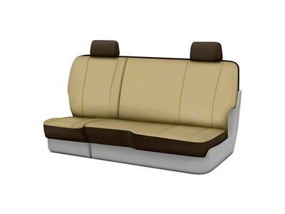 Fia Seat Protector Series Rear Seat Cover; Taupe (15-22 F-150 SuperCab)