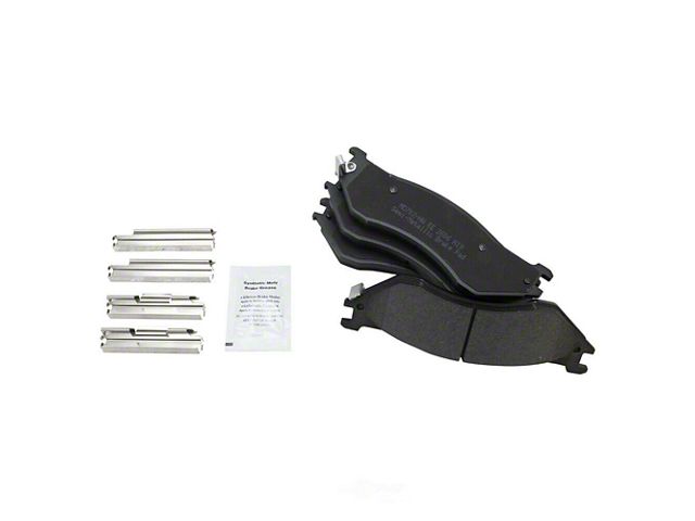 Semi-Metallic Brake Pads; Front Pair (99-03 F-150 w/ 7-Lug)