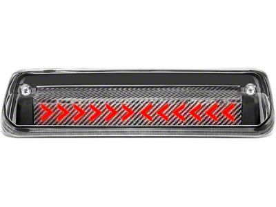 Sequential Arrows LED Third Brake Light; Black (04-08 F-150)