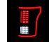 Sequential LED Tail Lights; Black Housing; Clear Lens (15-17 F-150 w/ Factory Halogen Non-BLIS Tail Lights)
