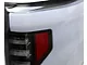 Sequential Turn Signal Animated White LED Bar Tail Lights; Matte Black Housing; Clear Lens (15-17 F-150 w/ Factory Halogen Non-BLIS Tail Lights)
