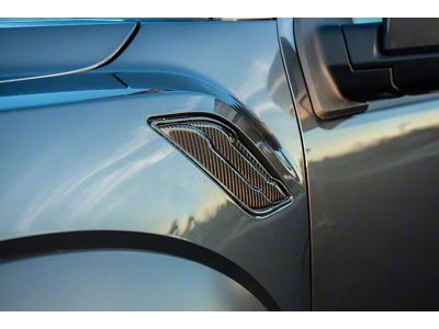 Side Fender Vents; Carbon Fiber (17-20 F-150 Raptor)