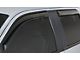Snap-Inz In-Channel Sidewind Deflectors; Front and Rear; Smoke (15-20 F-150 SuperCrew)