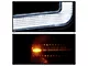 Signature Series Crystal Light Bar Projector Headlights; Black Housing; Clear Lens (21-23 F-150 w/ Factory Halogen Headlights)