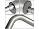 Single Exhaust System with Polished Tip; Side Exit (10-14 6.2L F-150)