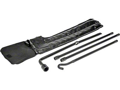 Spare Tire Lug Wrench Tool Kit Replacement With Bag Fit For 2002-2015 Dodge