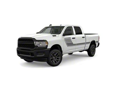 Speed Side Stripes; Gray (04-24 F-150)