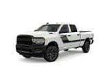 Speed Side Stripes; Matte Black (04-26 F-150)