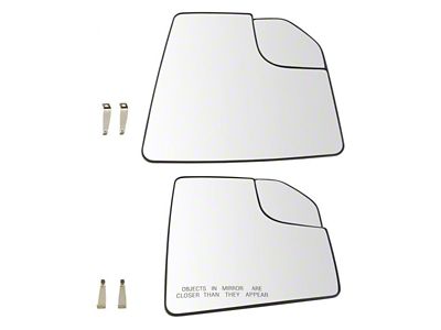 Spotter Glass Mirror Glass; Driver and Passenger Side (15-17 F-150)