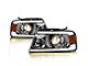SQP Series Projector Headlights with Sequential Turn Signals; Chrome Housing; Clear Lens (04-08 F-150)