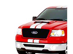 Stainless Steel Billet Lower Grille Insert; Black (06-08 F-150)