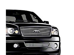 Stainless Steel Billet Lower Grille Insert; Chrome (06-08 F-150)
