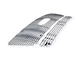 Stainless Steel Billet Upper and Lower Grille Insert; Chrome (04-05 F-150)