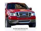 Stainless Steel Billet Upper Overlay Grille; Black (04-08 F-150, Excluding FX2 & Lariat)
