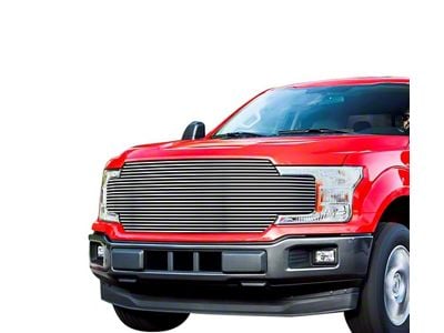 Stainless Steel Billet Upper Replacement Grille; Chrome (18-20 F-150, Excluding Raptor)