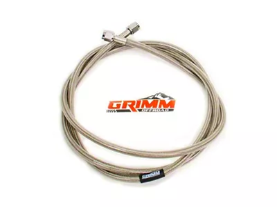 Stainless Steel Braided Air Hose; 80-Inch