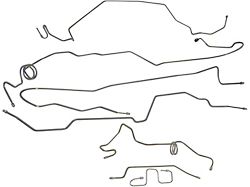 Stainless Steel Brake Line Kit (97-00 4WD F-150 Regular Cab, SuperCab)