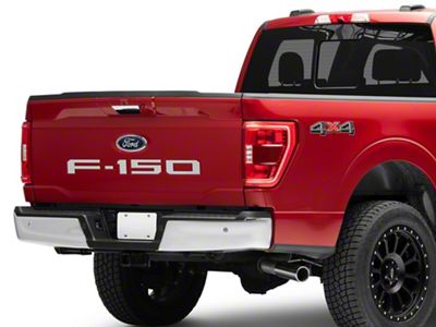 Putco Stainless Steel Tailgate Insert Letters (21-25 F-150 w/o Tailgate Applique)