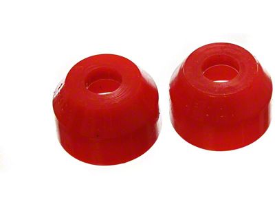 Tie Rod Dust Boot; Round Style; Red (97-03 F-150)