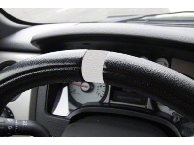 Steering Wheel 12 O'Clock Vinyl Stripe; Blue (10-14 F-150 Raptor)