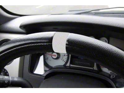 Steering Wheel 12 O'Clock Vinyl Stripe; Gloss Yellow (10-14 F-150 Raptor)
