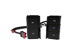 Steering Wheel Cruise Control Switches with Green Back Light (04-08 F-150 w/o Steering Wheel Audio Controls)