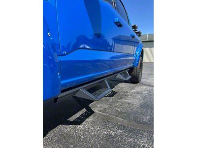 STX Drop Side Step Bars; Black (15-25 F-150 SuperCab)