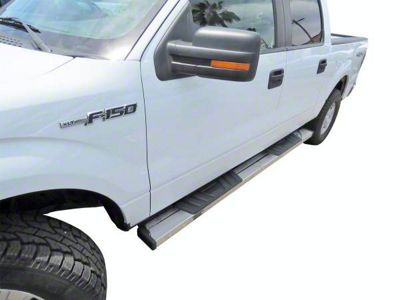 STX500 Running Boards; Stainless Steel (09-14 F-150 SuperCrew)