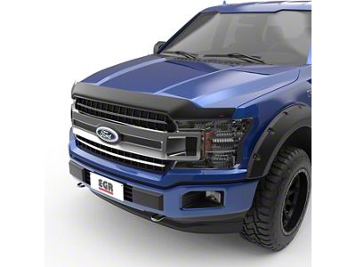 EGR Superguard Hood Guard; Matte Black (15-20 F-150, Excluding Raptor)