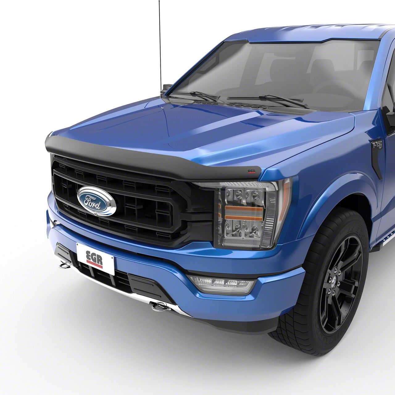 EGR Superguard Hood Guard; Matte Black (21-24 F-150, Excluding Raptor & Tremor)