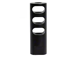 Suppressed Design AR-15 Rifle Barrel Antenna Tip Flash Hider; Black (Universal; Some Adaptation May Be Required)