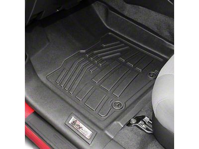 Sure-Fit Front Floor Liners; Black (09-12 F-150 w/ One Retention Hook)