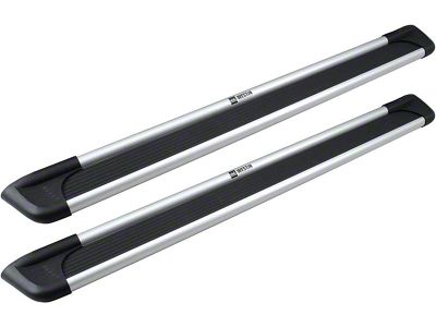 Sure-Grip Running Boards without Mounting Kit; Brite Aluminum (04-12 F-150 Regular Cab)