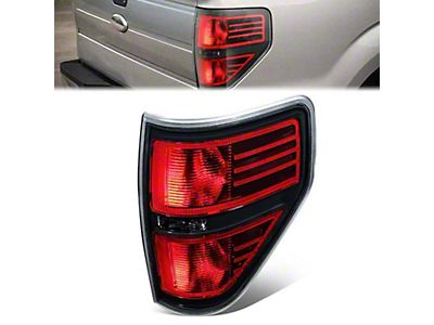 Black Style Tail Lamp for Ford F150 2009-2014 Without Light Bulb and Wiring Harn