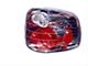 Replacement Tail Light; Chrome Housing; Red/Clear Lens; Driver Side (01-03 F-150 Flareside; 01-03 F-150 SuperCrew)