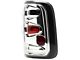 Euro Style Tail Lights; Chrome Housing; Clear Lens (04-08 F-150 Styleside)