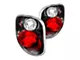 Tail Light; Black Housing; Red/Clear Lens (01-03 F-150)