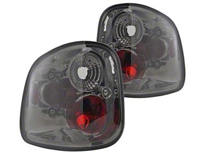LED Tail Lights; Chrome Housing; Smoked Lens (97-03 F-150 Flareside; 01-03 F-150 SuperCrew)