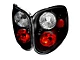 LED Tail Lights; Matte Black Housing; Clear Lens (97-03 F-150 Flareside; 01-03 F-150 SuperCrew)