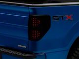 Full LED Tail Lights; Black Housing; Smoked Lens (09-14 F-150 Styleside)