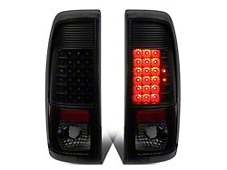 LED Tail Lights; Black Housing; Smoked Lens (97-03 F-150 Styleside Regular Cab, SuperCab)