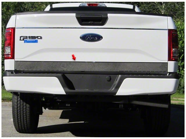 Tailgate Accent Trim; Stainless Steel (15-17 F-150)