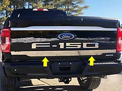 Tailgate Accent Trim; Stainless Steel (21-24 F-150, Excluding Raptor)