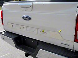 Tailgate Accent Trim; Stainless Steel (18-20 F-150)