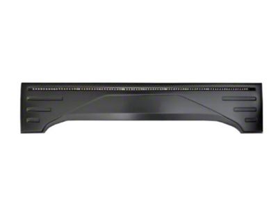 Tailgate Applique with Light Bar; Matte Black (15-20 F-150 XL, XLT)